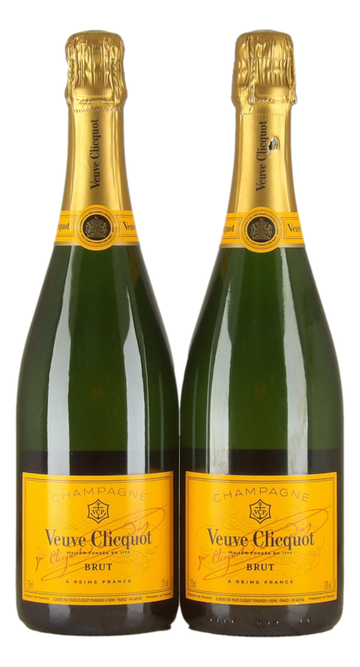 Veuve Clicquot Yellow Label Brut NV (2x 750mL) Champagne