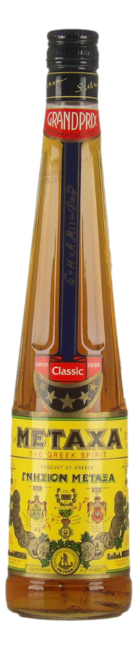 Metaxa Classic The Greek Spirit 5 Star Brandy (1x 700mL) Greece