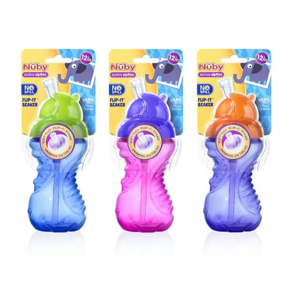72 x Nuby No Spill Flip It 300ml. RRP: $575. Buyers Note - Discount Freigh