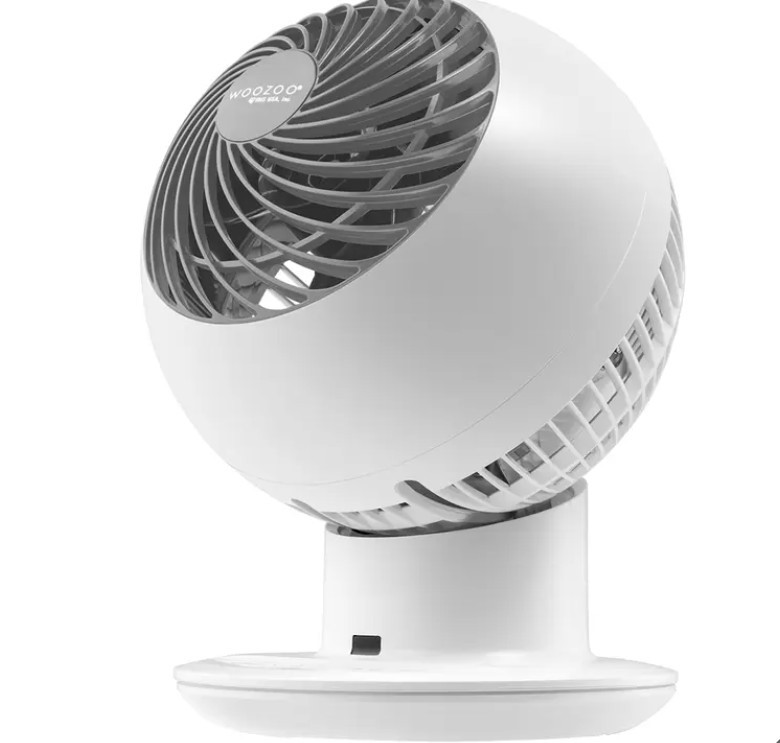 2 x WOOZOO Globe Fan Circulator, PCF-SC15T-CT. NB: Minor Use & Not Boxed.