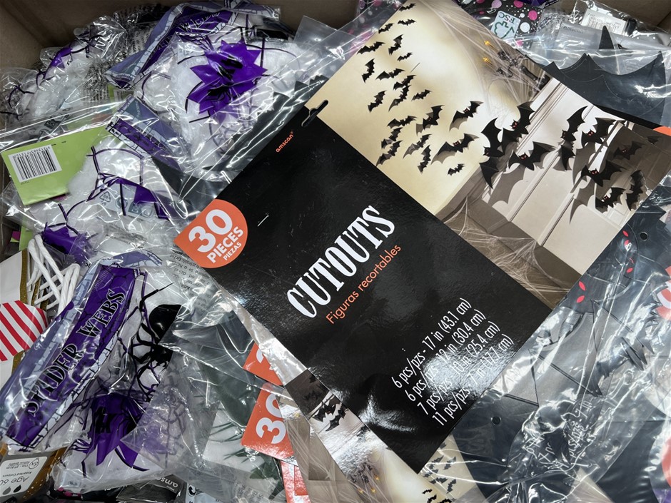 25 x Assorted Halloween/Party Products. NB: Photo as is. Some Not in Origin
