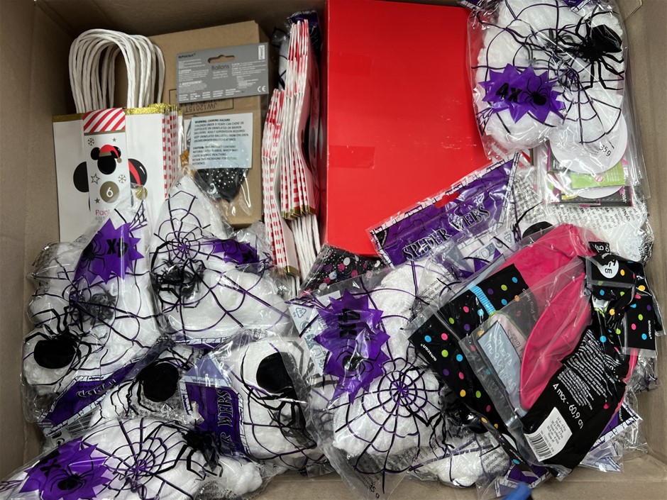30 x Assorted Halloween/Party Products. NB: Photo as is. Some Not in Origin