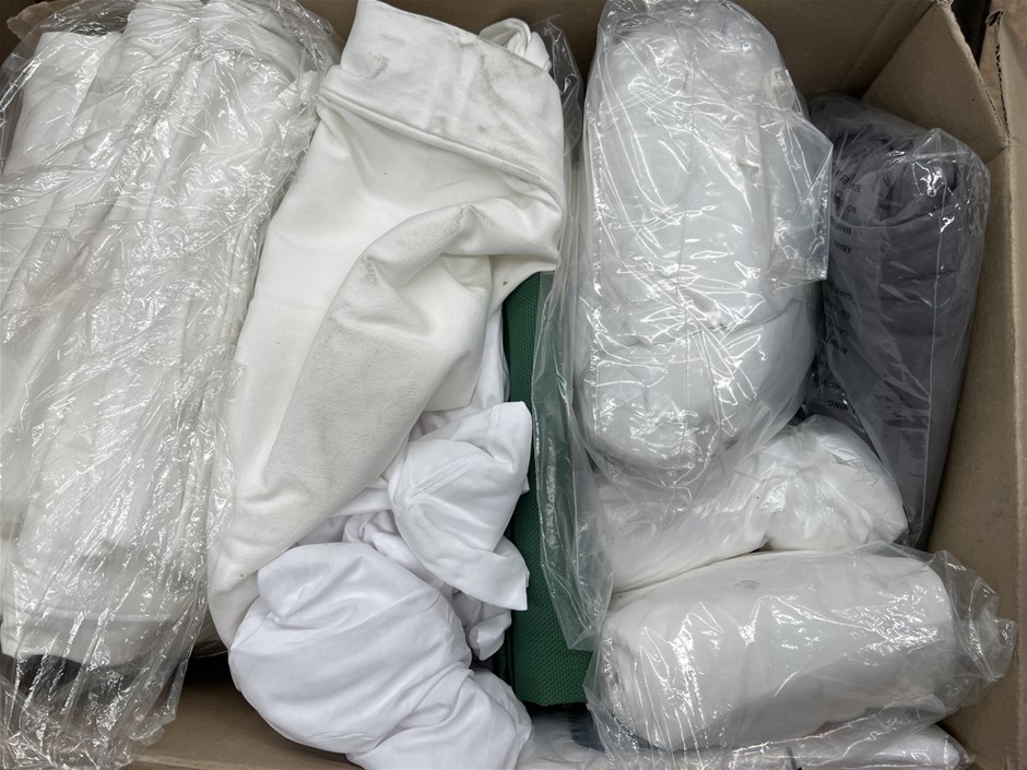 8 x Assorted bedding Products. NB: Photo as is. Some Not in Original Packag