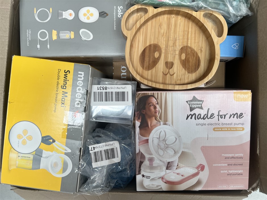 8 x Assorted baby products. NB: Photo as is. Some Not in Original Packaging