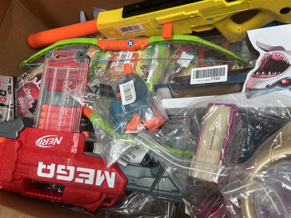 10 x Assorted Kids Toys. NB: Photo as is. Some Not in Original Packaging, S
