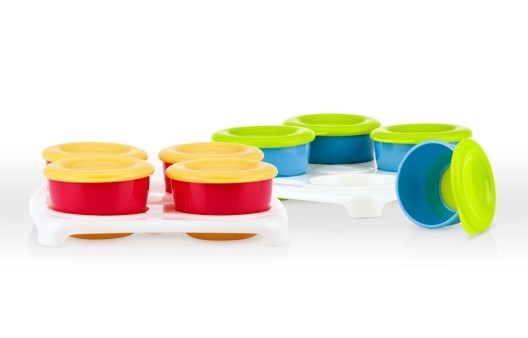 16x Nuby Garden Fresh Freezer Pots. RRP $220  Buyers Note - Discount Freigh