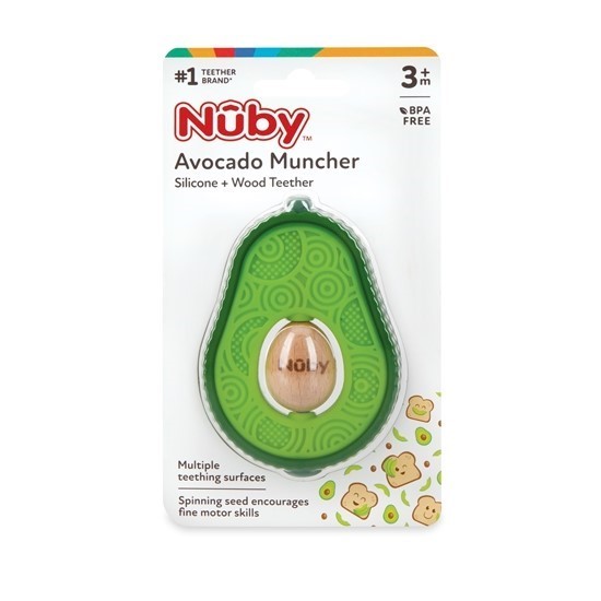 48 x Nuby Avo Muncher with Wood Spinner. RRP: $575.  Buyers Note - Discount