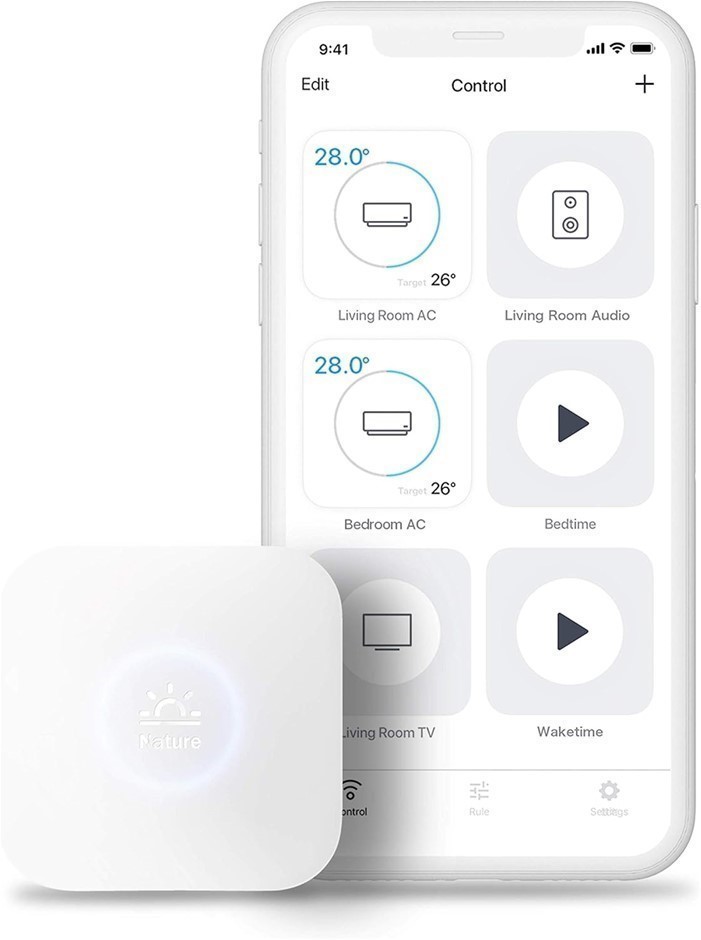 NATURE Remo Mini Smart Universal Remote Controller, Remo-2W1, White.  Buyer