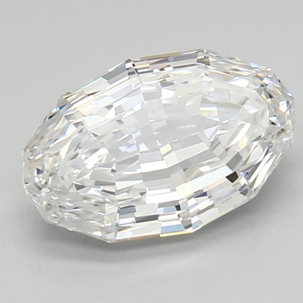1.54 Carat Step Cut Oval Shape Diamond E/VS1