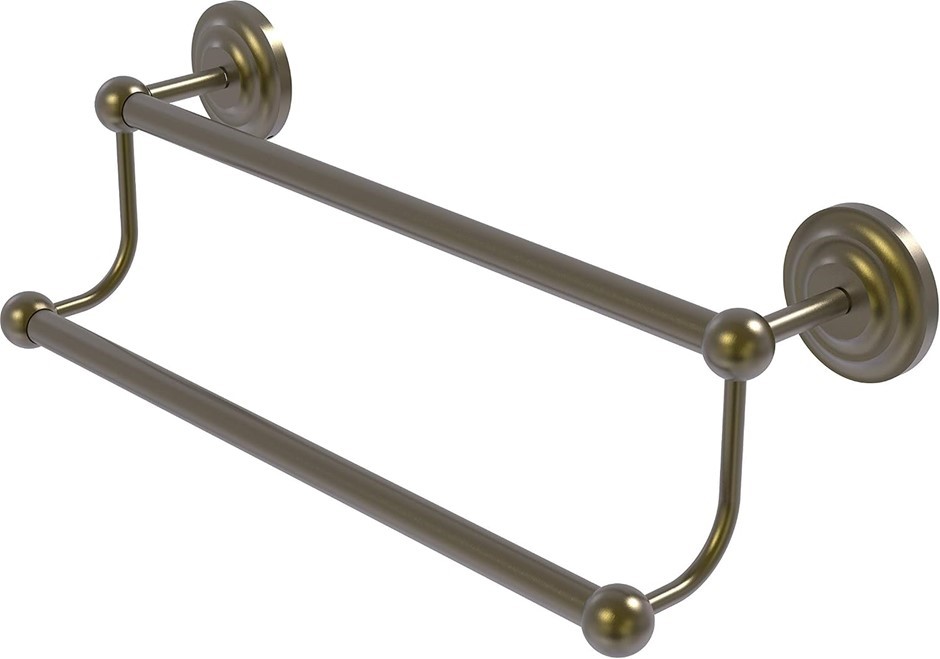 ALLIED BRASS Prestige Que 30 Inch Double Towel Bar, Bathroom Towel Rack, P