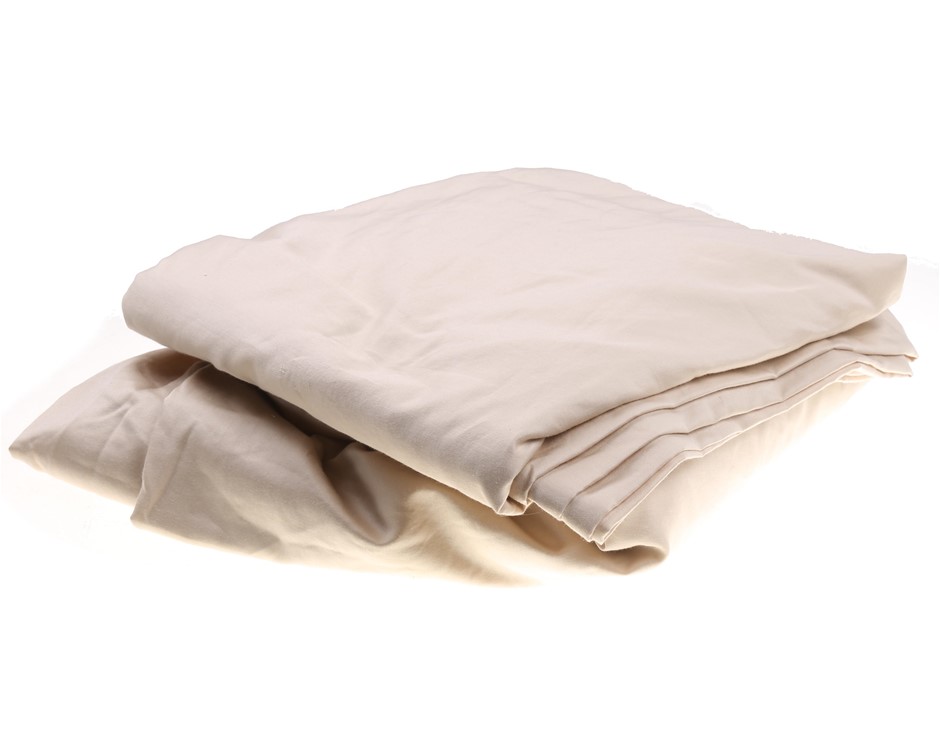 SIGNATURE Queen 680 Thread Count 6pc Sheet Set, Beige. NB: Not in original