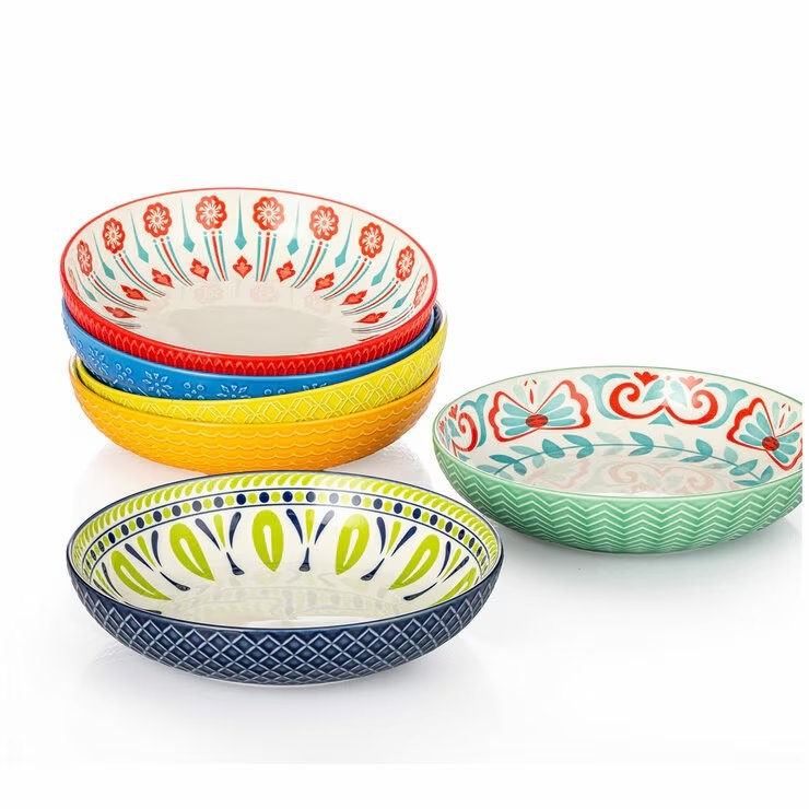 SIGNATURE Pasta Bowls 6 Piece Set NB: Not in original packaging.