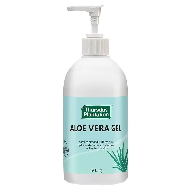 3 x THURSDAY PLANTATION Aloe Vera Gel, 500g. N.B: Unlocked pumps.