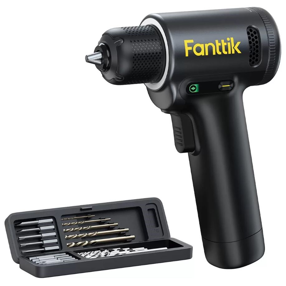 FANTTIK Z100 Apex Cordless Brushless Electric Drill. NB: Minor use, cable m