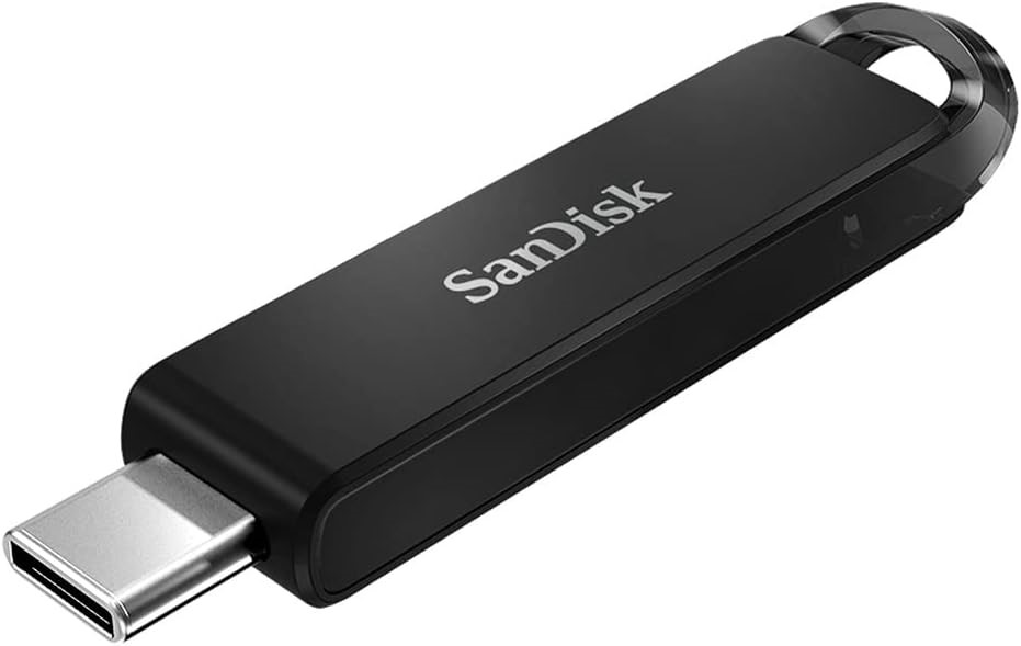 SANDISK Ultra USB 3.1 Type-C Flash Drive, 128GB. NB: Not In Original Box.