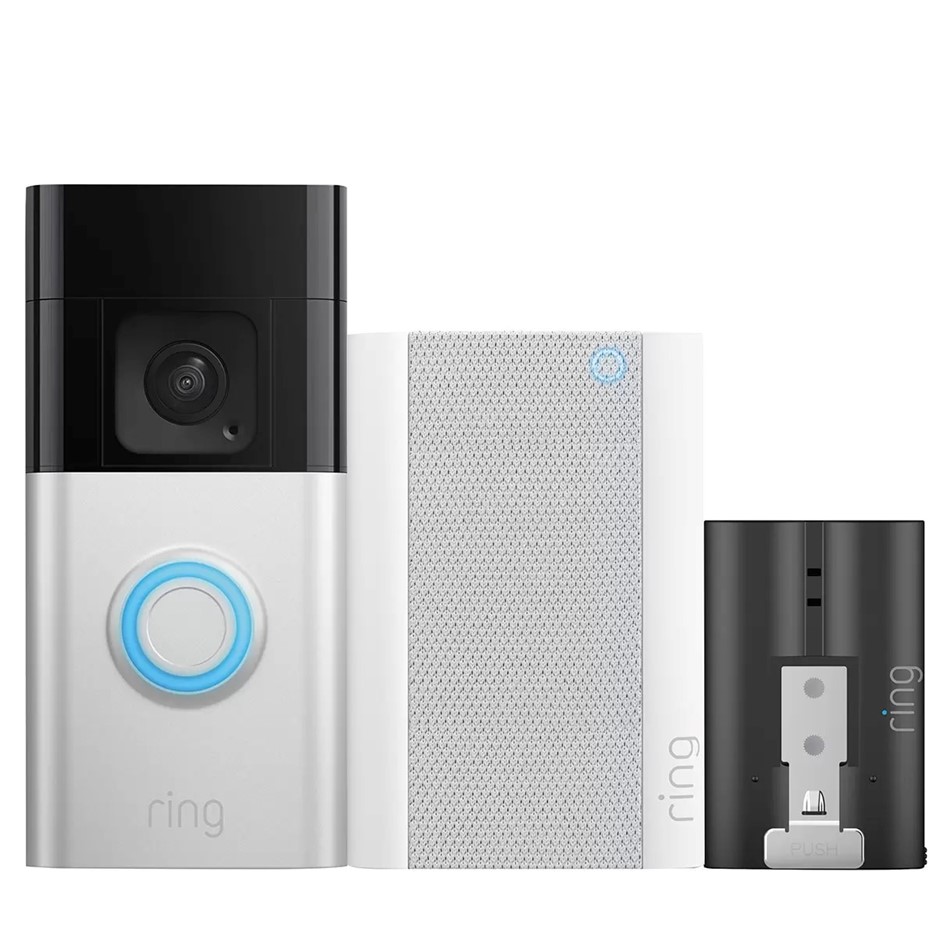 RING Video Doorbell Plus With Chime Pro And Quick Release Battery. NB: Reta