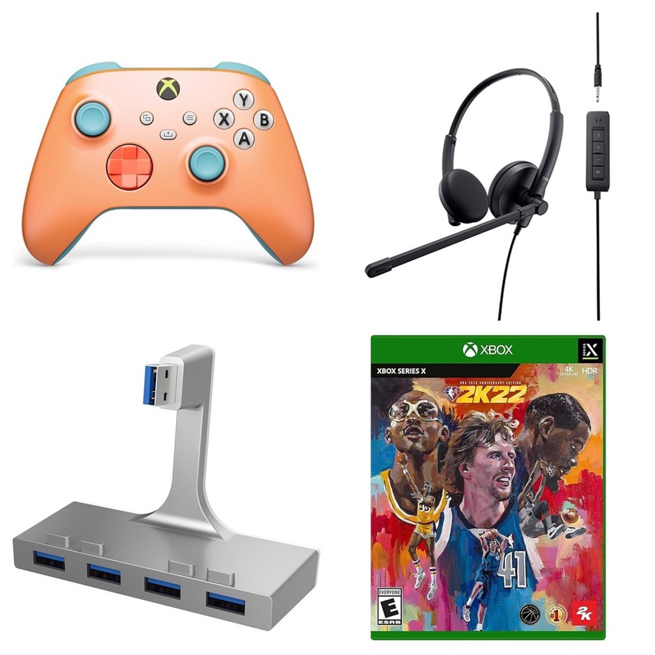 4 x Gaming Accessories. 1 x XBOX Wireless Controller Sunkissed Vibes OPI Sp