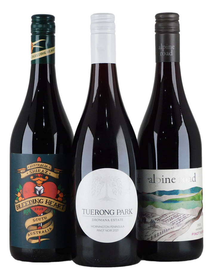 Mixed Red Pack (6x 750mL). Multi Region.