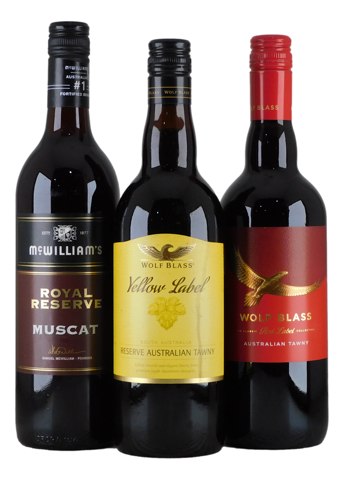 Australian Fortified Wine Pack (12x 750mL). Multi Region.
