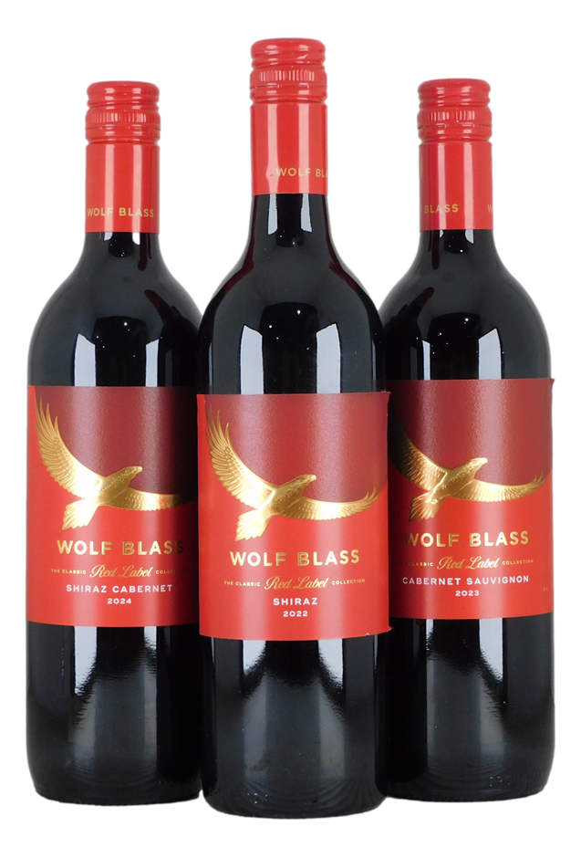 Wolf Blass Red Label Mixed Pack (12x 750mL), SEA.