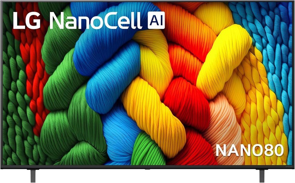 LG 65" NANO80A AI LED UHD 4K Smart TV (65NANO80ASA) NB: White screen, not i