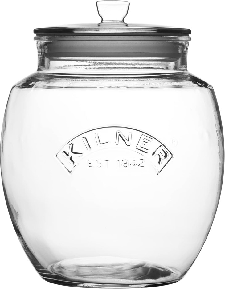 Kilner Universal Storage Jar, 4L, Clear 01779