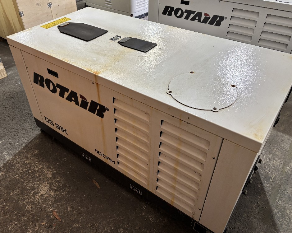 <p>2023 Rotair DS31K 110CFM Compressor</p>