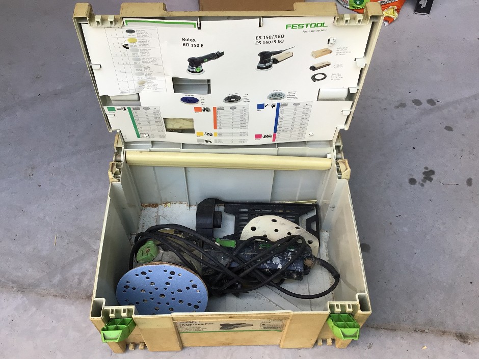 <p>Festool Eccentric Sander.</p>