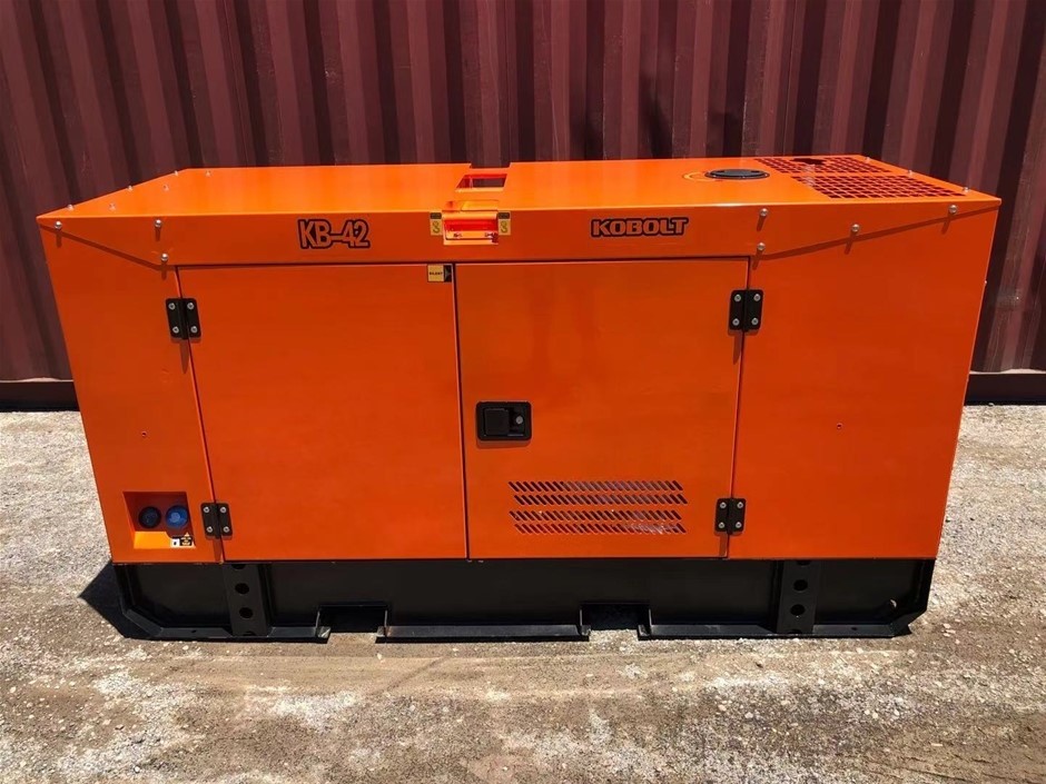 2026 KOBOLT KB42 Silenced 40 kVA Generator (Unused)