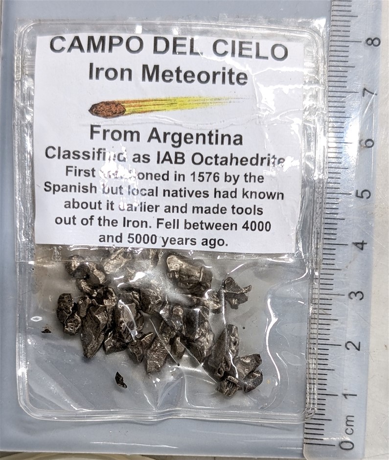 10 grams small specimens CAMPO DEL CIELO Iron Meteorite from Argentina
