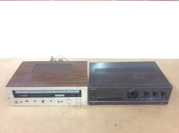 Technics SA-5060 FM/AM Stereo Receiver&SU-G50 Stereo Amplifier (Lot of 2)