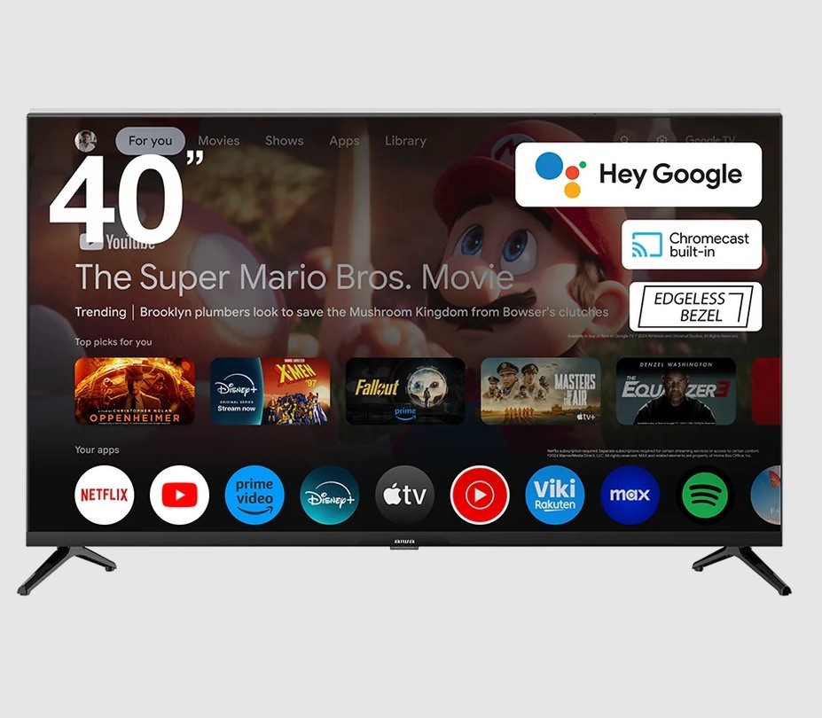 AIWA 40Inch FHD Google TV NB: No screw for stand and as is remote