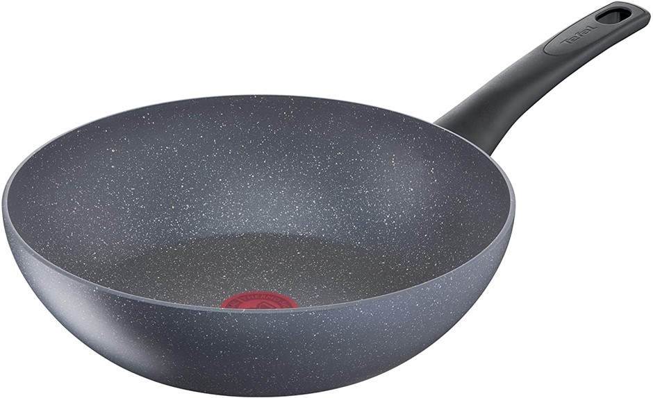 TEFAL Healthy Chef Non-Stick Wok, 28cm Diameter, Suitable for Induction, Gr