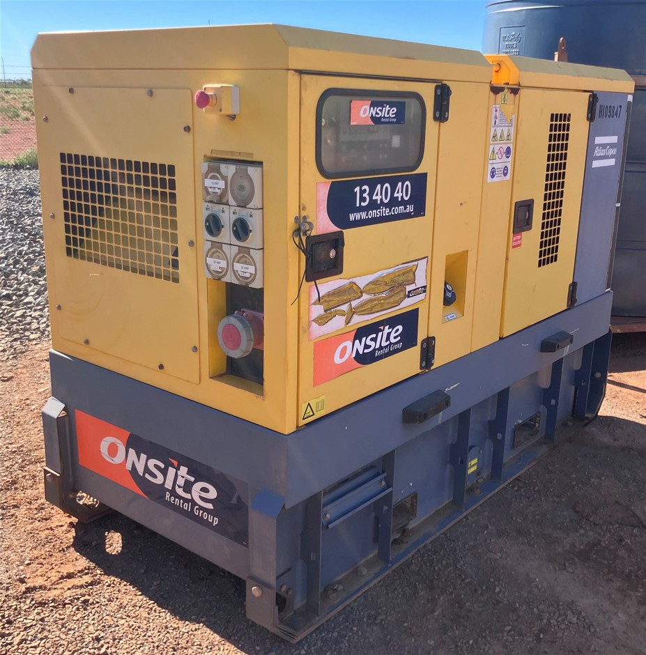 Atlas Copco QAS60 Generator - Diesel - 60kva - Karratha