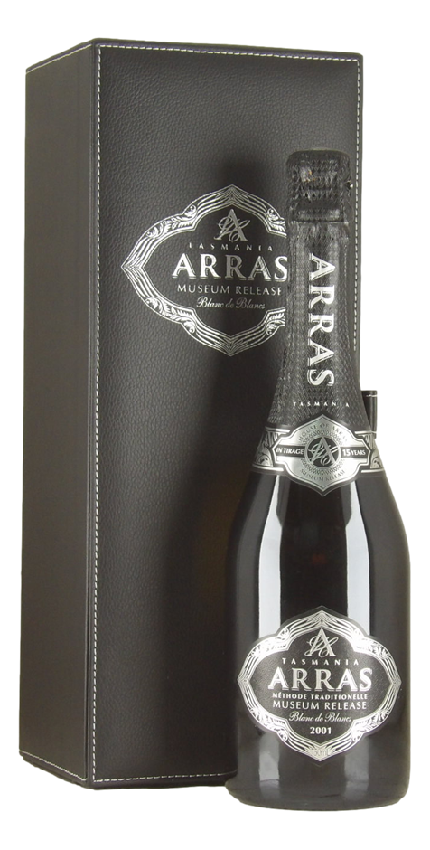 Arras Museum Release Blanc de Blancs 2001 (1x 750mL). Tasmania
