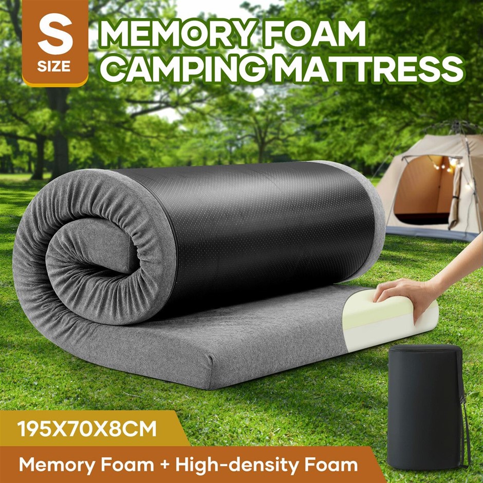 Single Foam Mattress Roll Up Floor Camping Sleeping Mat with Carry Bag