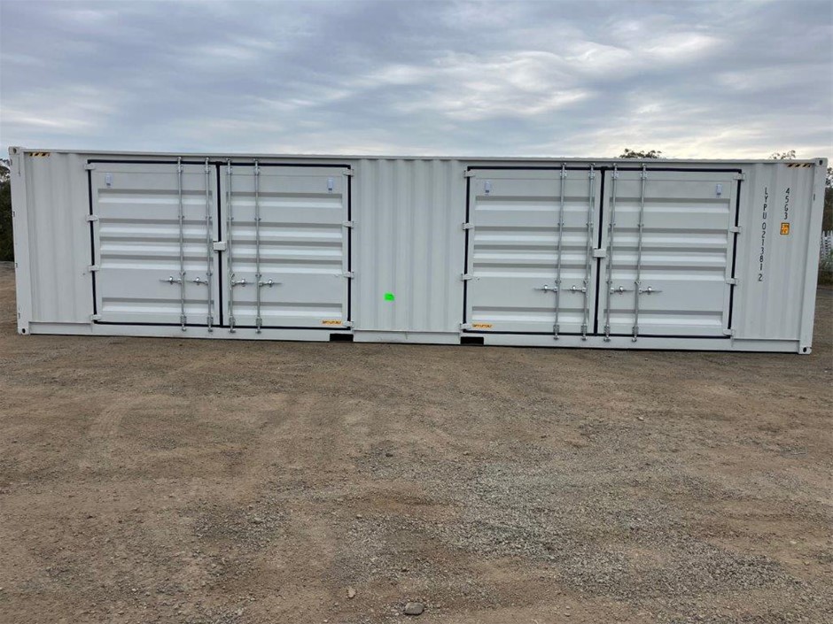 No Reserve 40ft 2 Door Container -Darwin (Unused)