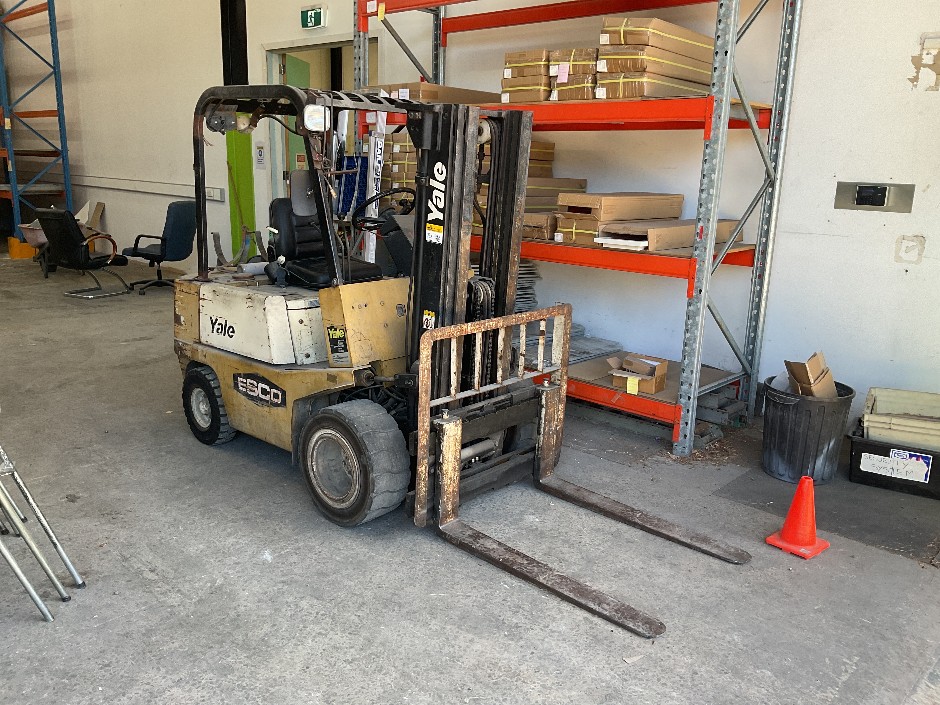 1989 YALE BP015AD, Dual Fuel, Ride on Forklift