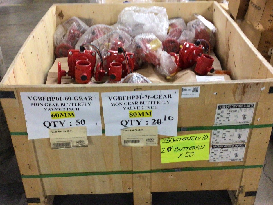 Pallet Lot of Mon Gear Butterfly Valvee