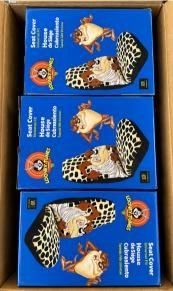 8 x Looney Tunes Taz Universal Fit Car Seat Covers – Leopard Print