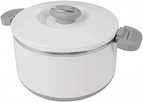 PYROLUX Food Warmer, 5L , White, 26 x 26 x 9.2 cm. NB: minor use