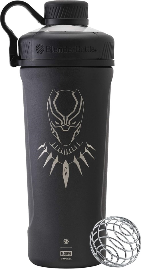 BlenderBottle Marvel Comics Radian Insulated Stainless Steel Shaker Bottle,