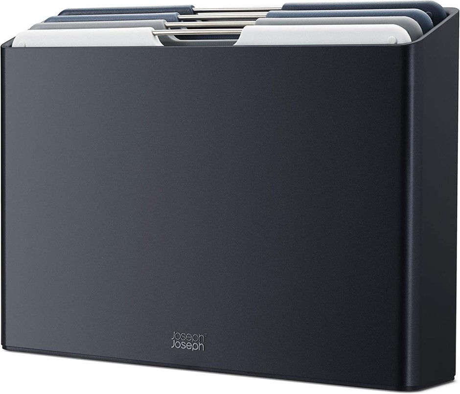 JOSEPH JOSEPH Folio Colour-Coded Chopping Boards With Storage Case, Large S