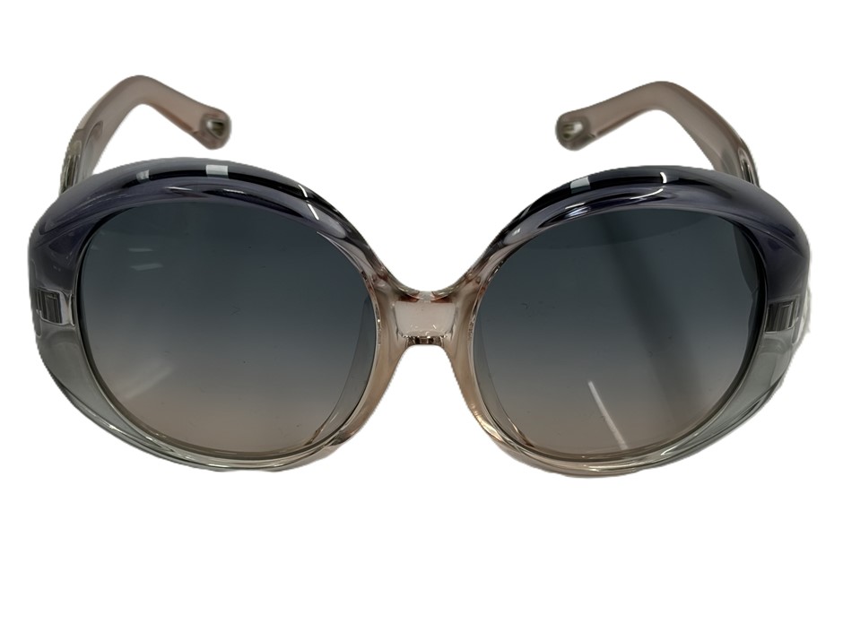 Chloé Oversized Round Gradient Sunglasses.