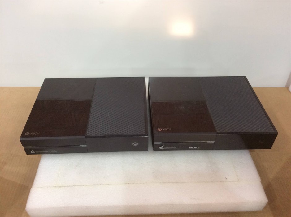 Microsoft Xbox One Model 1540 Game Consoles (Lot of 2)