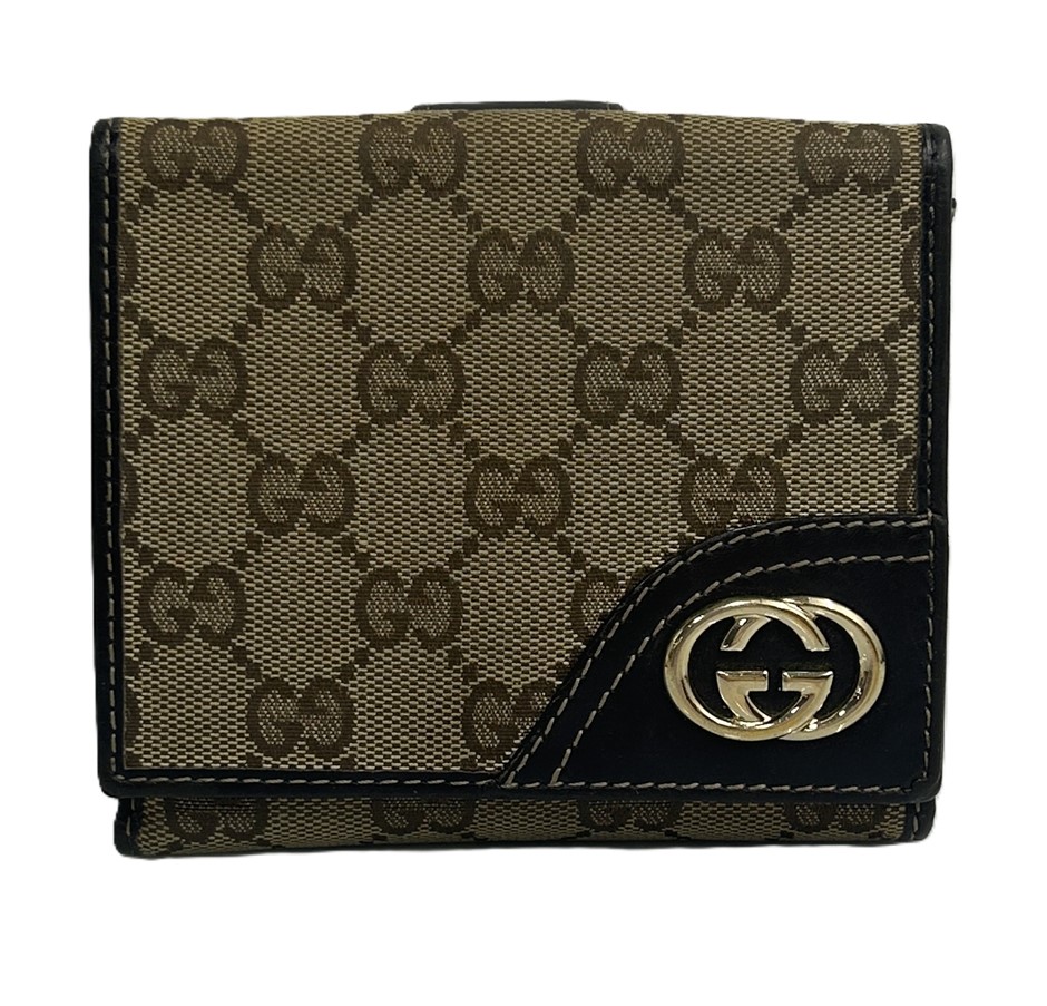 GUCCI GG Canvas French Wallet