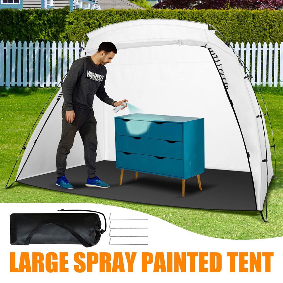 Portable Spray Paint Tent DIY Painting Booth 259 x 183 x 168 cm