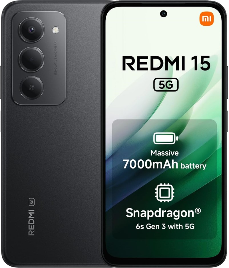 XIAOMI Redmi 15 5G (AU Version), Smartphone 128GB, 7000mAh, 6.9" FHD+ DotDi