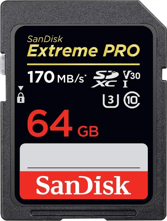 SANDISK SDSDXXY-064G-GN4IN, Black, 64GB.