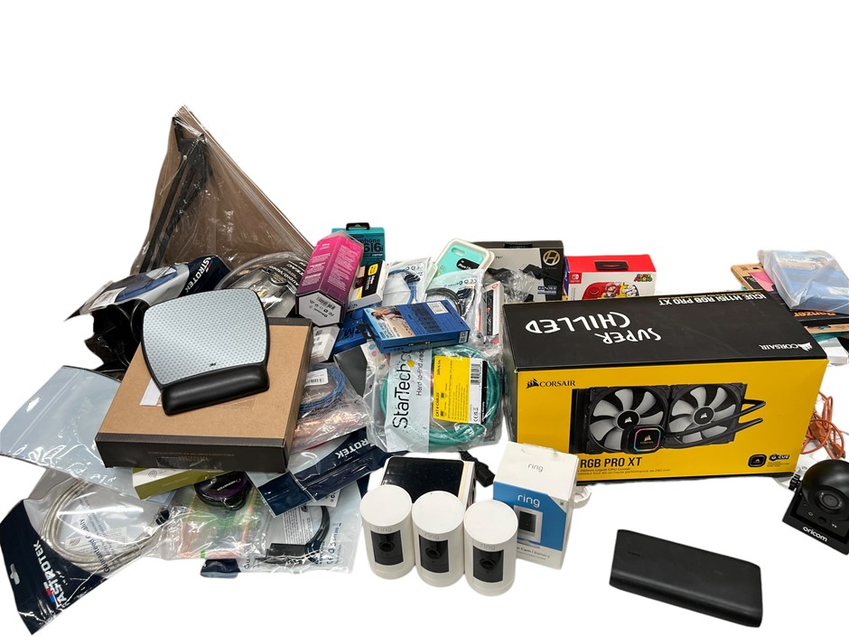 Assorted Electronics & Accessories. (Big Box) NB: Products Are Untested/Con
